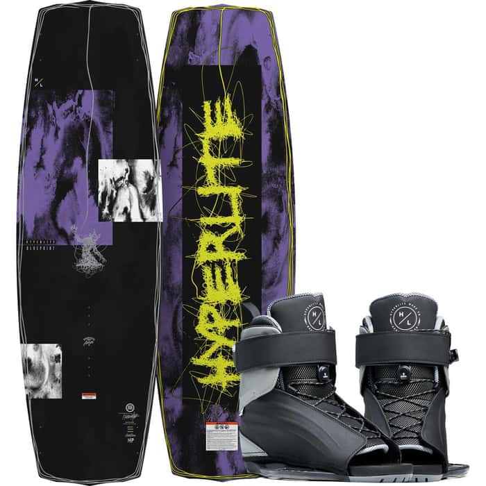 2026 Hyperlite Blueprint Wakeboard Package 138 w/ Session Boots