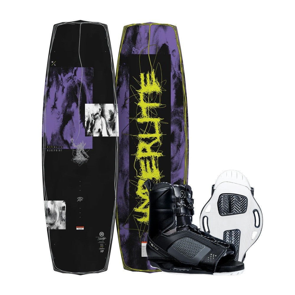 2026 Hyperlite Blueprint Wakeboard with Team OT Bindings - Trever Maur Signature Series