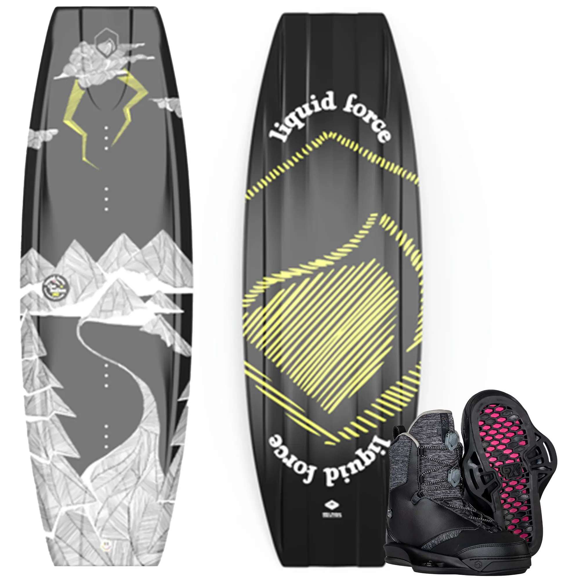 Liquid Force Bullox Wakeboard Package w/ TAO 6X (8-10 Bindings)