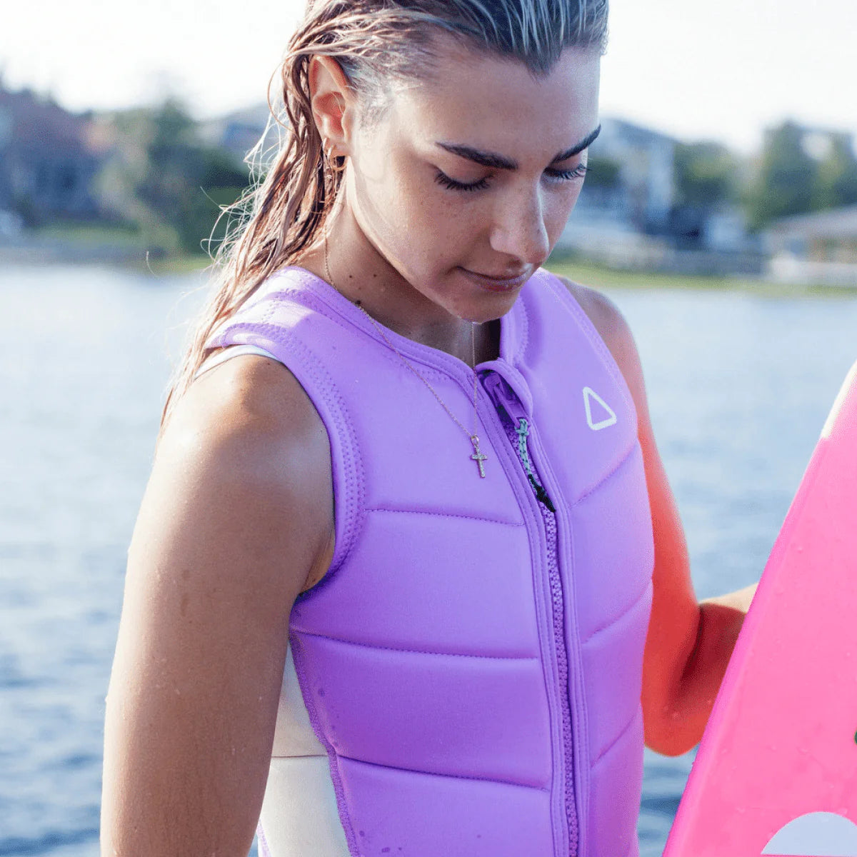 Follow Corp Ladies Comp Wake Vest (Purple)