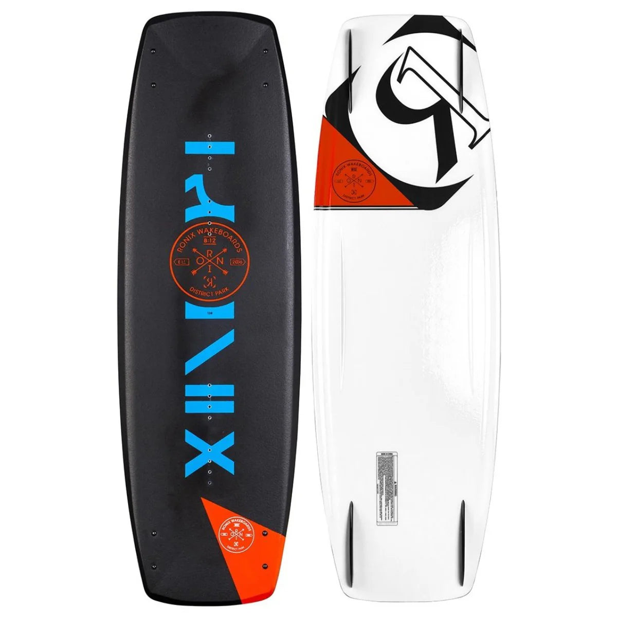 2016 Ronix District Park Matte Wakeboard (BLEM) - Black/White