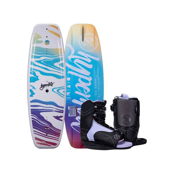 Hyperlite Divine Jr. Wakeboard with Jinx Bindings - The Ultimate Girls' Progression Package