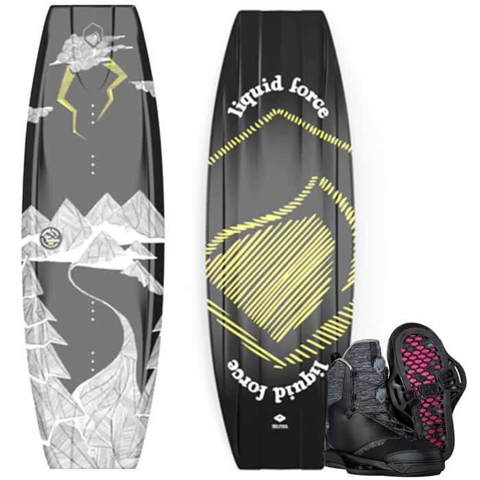 2024 Liquid Force Bullox Wakeboard Package with TAO 6X Bindings (12-13 Bindingsl)