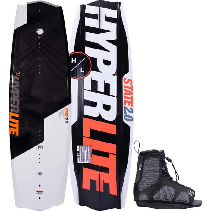 2026 Hyperlite Kids State Jr. 125 Wakeboard Package with Remix Bindings