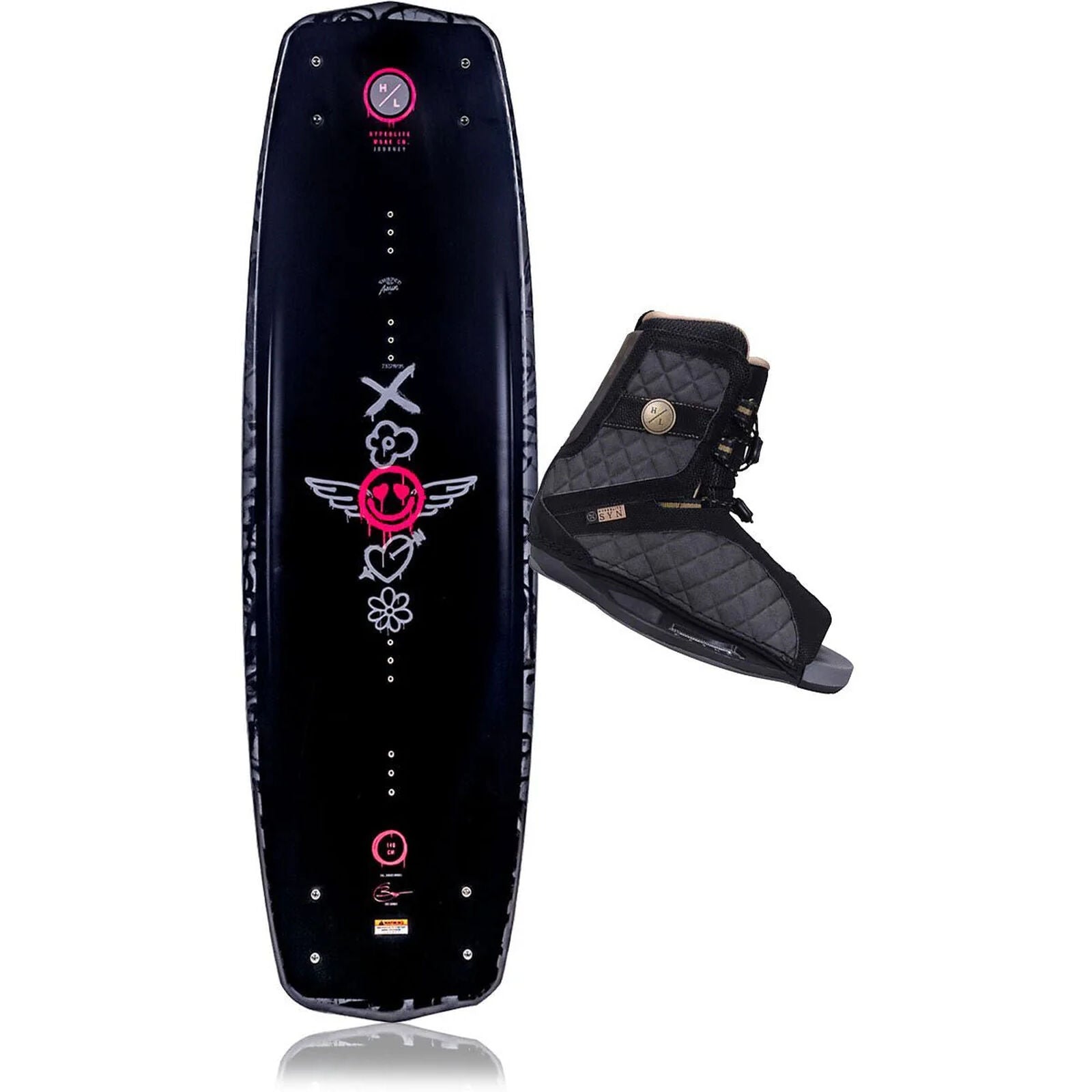 2026 Hyperlite Journey Women's Wakeboard Package with Jinx Bindings