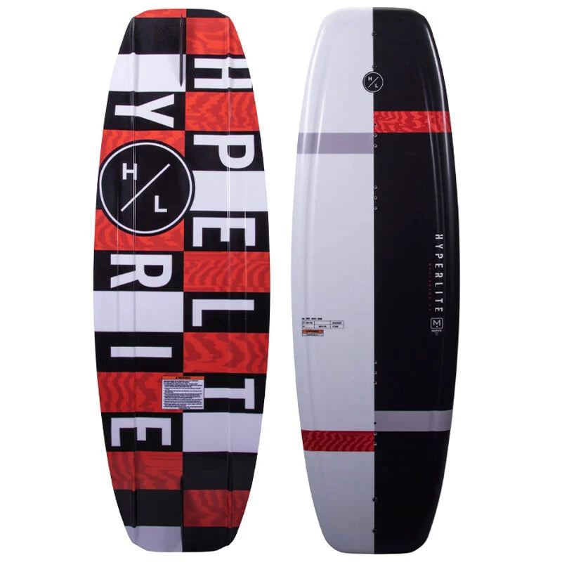 Hyperlite Motive Wakeboard (2024) - Black/White - 140cm