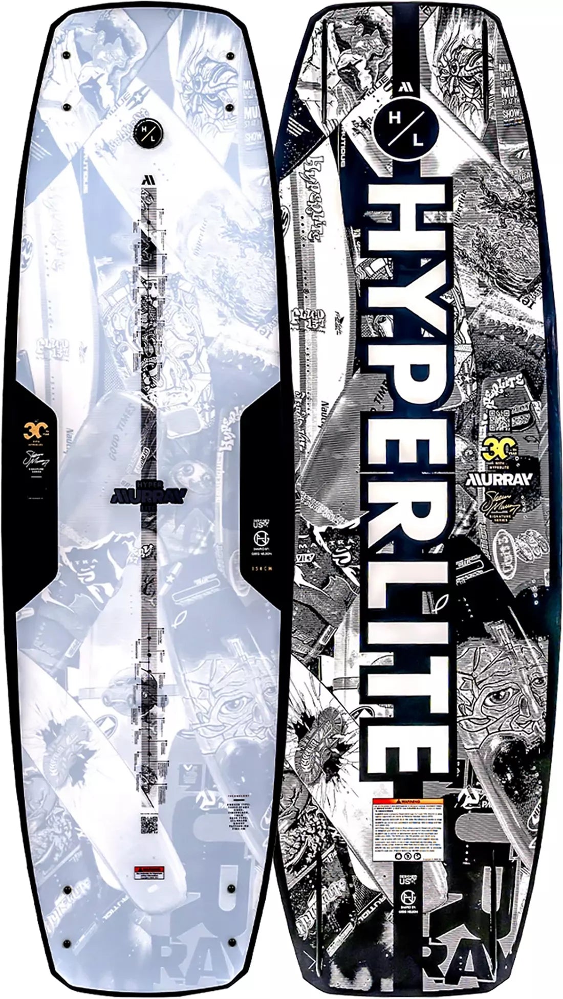 Hyperlite Murray Wakeboard (2025) w/ Team OT Bindings - 144cm