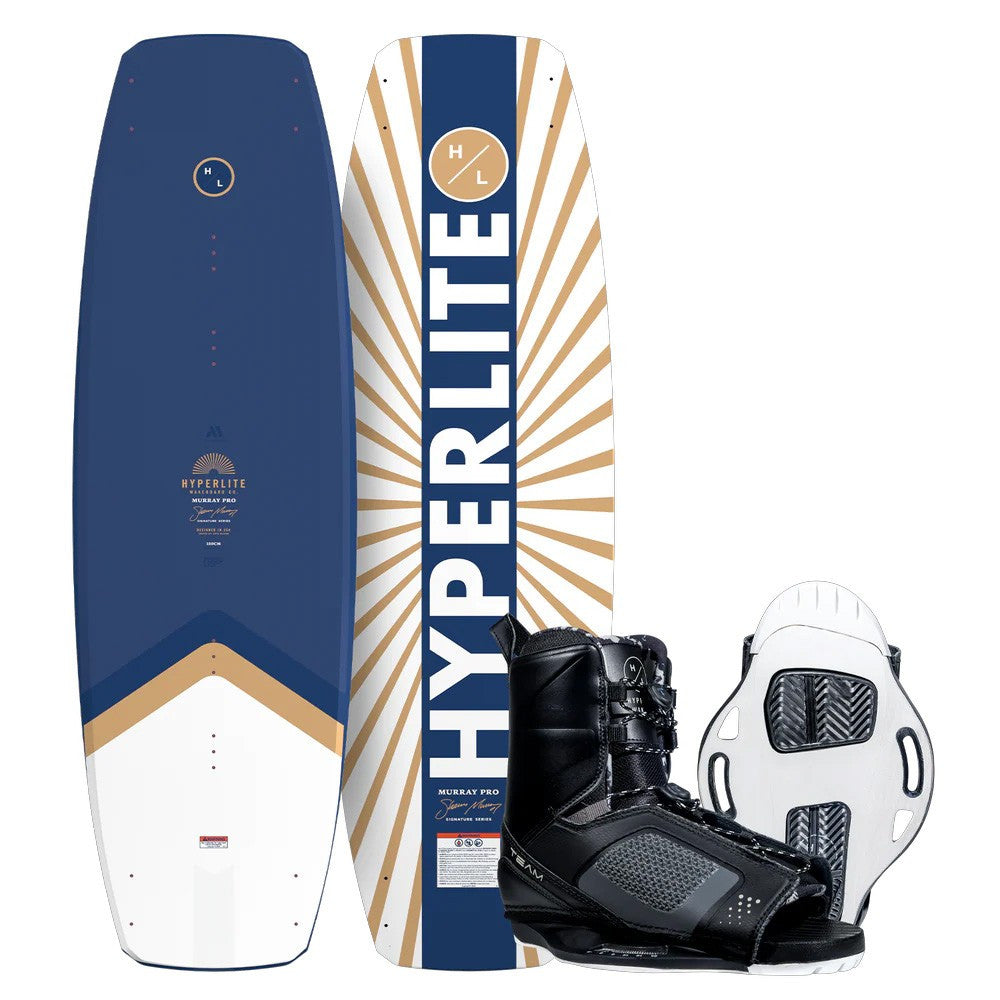2026 Hyperlite Murray Wakeboard with Team OT Bindings - Shaun Murray Signature Pro Package
