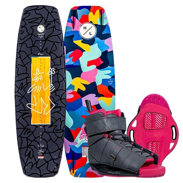 2026 Hyperlite Prizm Wakeboard with Viva Bindings - Women's Murray-Inspired Pro Package