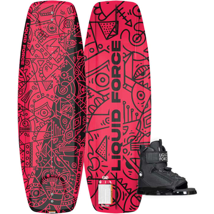 2026 Liquid Force Kids' Origin FS Wakeboard Package w/ Rant 6R Bindings
