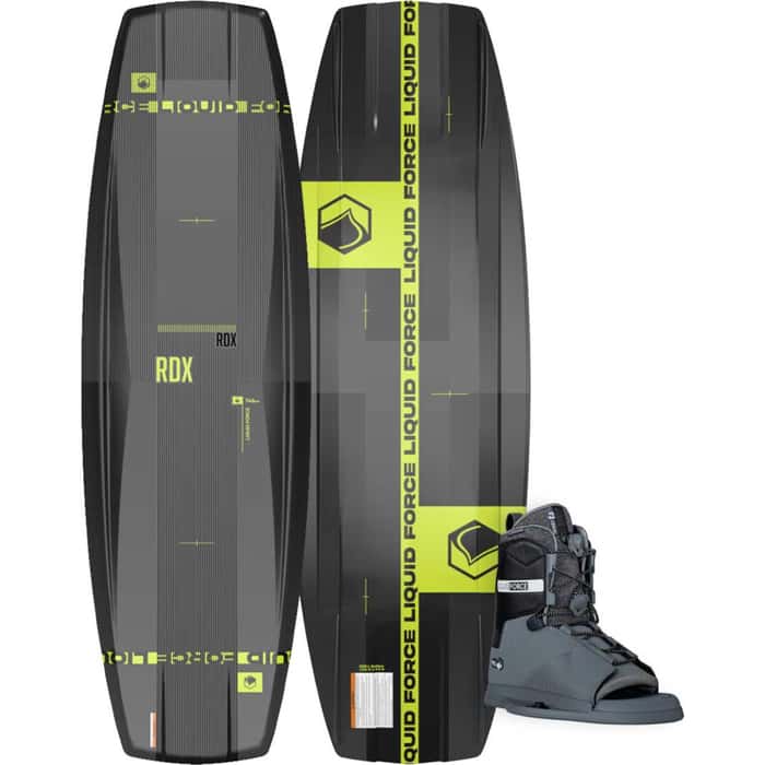 2026 Liquid Force RDX Wakeboard Package w/ Transit 6X Bindings (9-12)