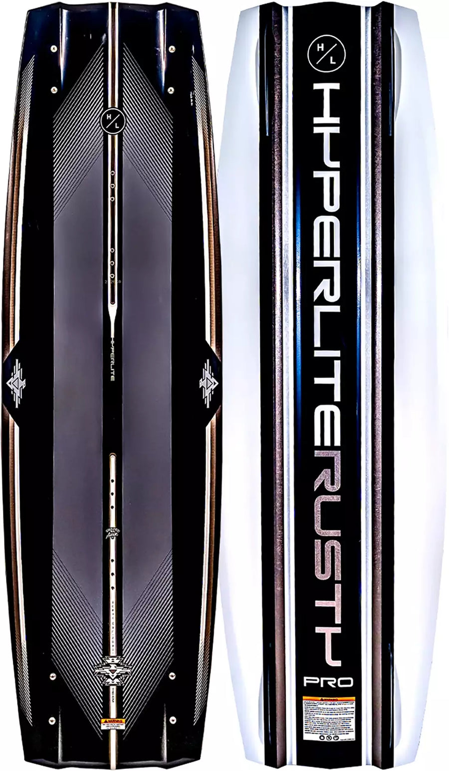 Hyperlite Rusty Pro 143 Wakeboard Package w/ Team X Bindings (Size 11–12) – Big Air 3-Stage Rocker Boat Board