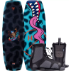Hyperlite Junior Murray Jr. 127 cm W/Remix Wakeboard Package with Bindings, Kids, Multi