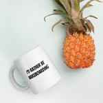 White glossy mug