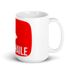 White glossy mug